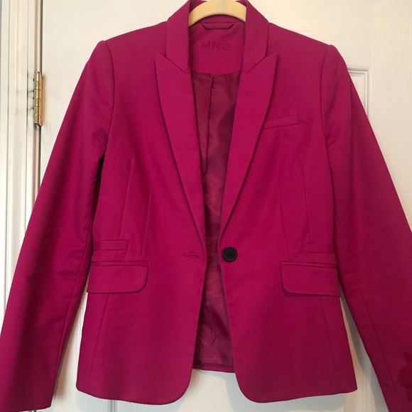 dark pink blazer